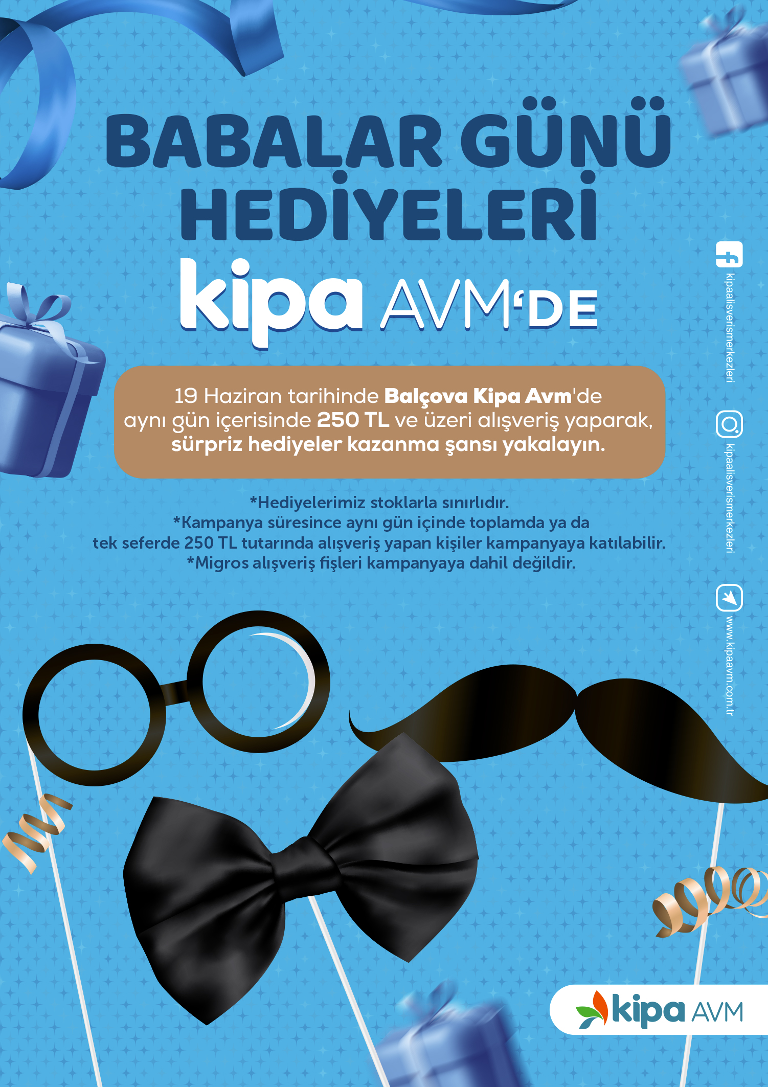 Bal&ccedil;ova Kipa AVM'de Babalar G&uuml;n&uuml; Kampanyası!