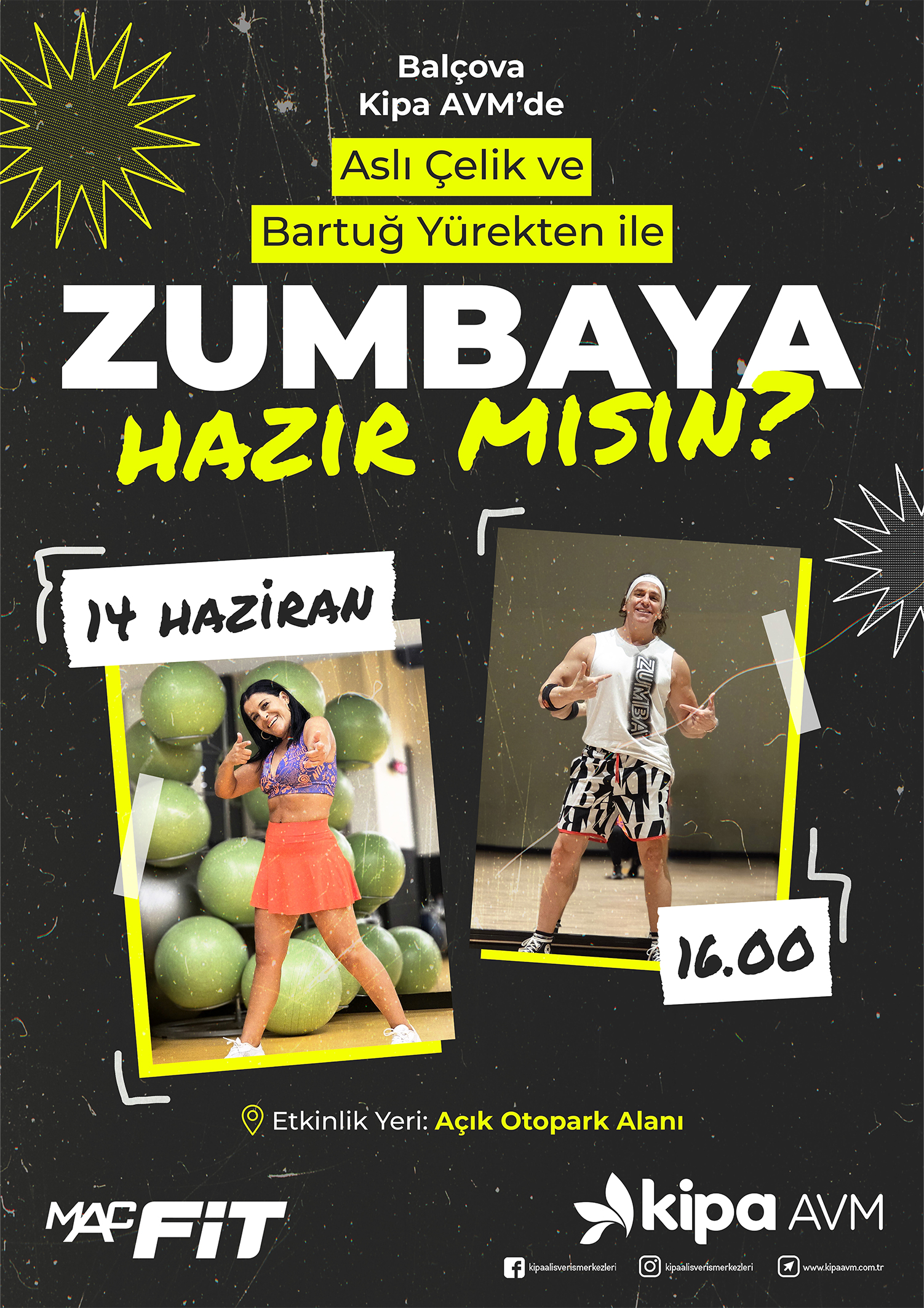 Bal&ccedil;ova Kipa AVM'de Zumba Etkinliği!