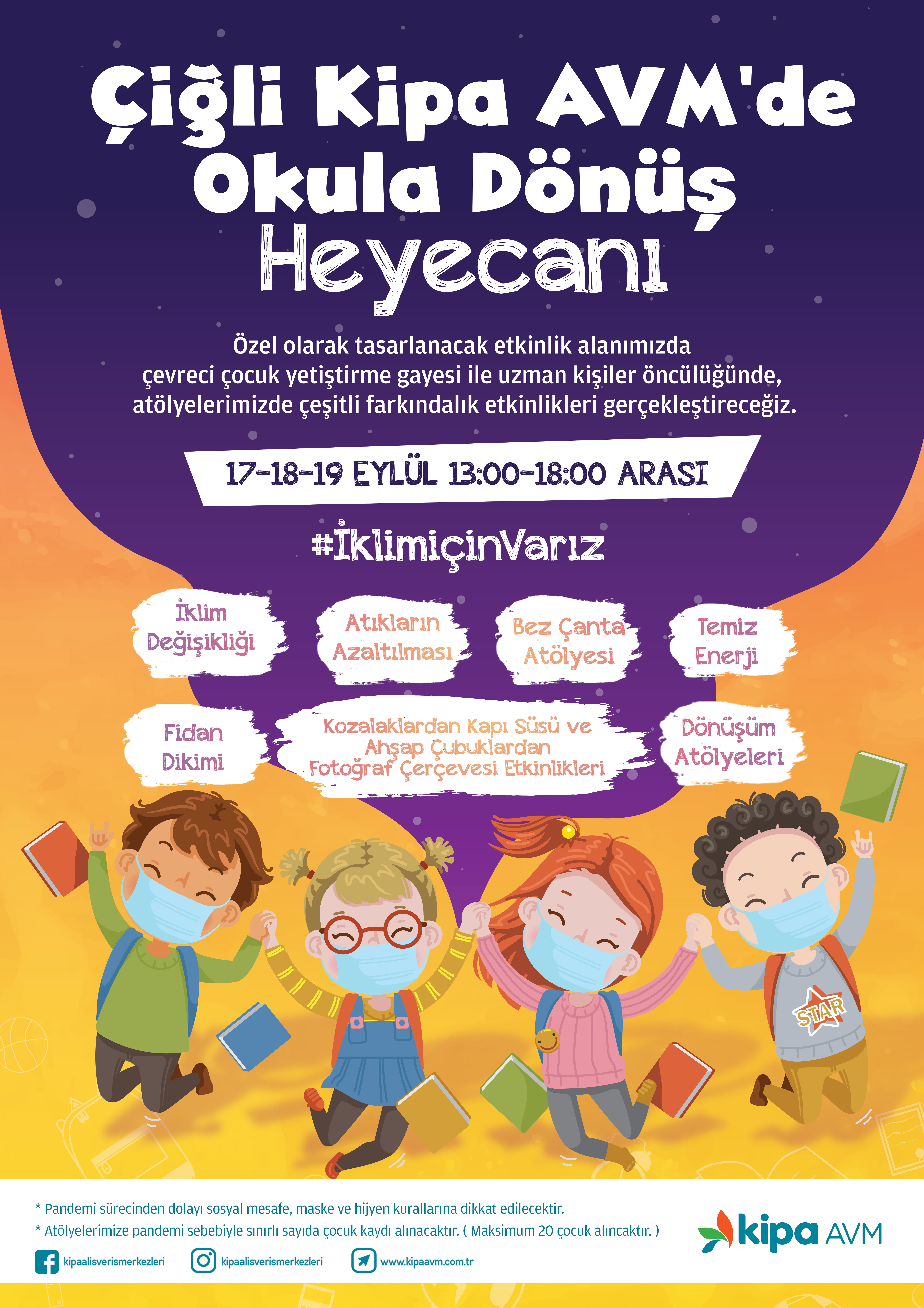 &Ccedil;iğli Kipa AVM'de Okula D&ouml;n&uuml;ş Heyecanı!