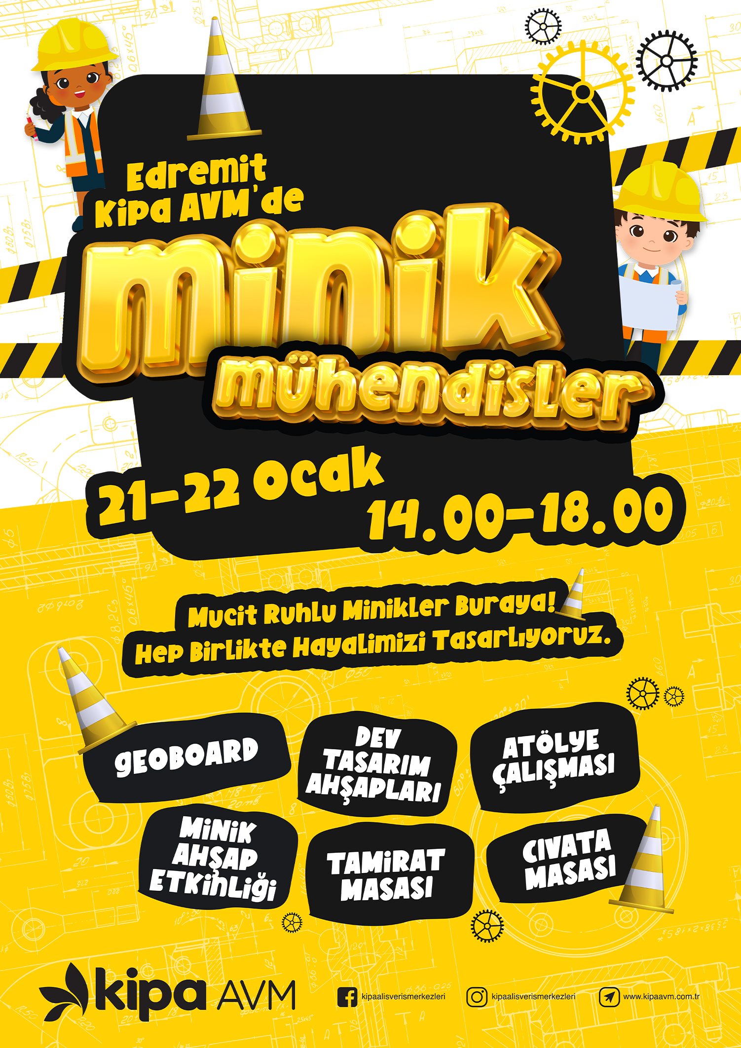 Edremit Kipa AVM'de Minik M&uuml;hendisler Etkinliği!