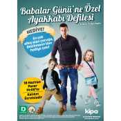 BABALAR G&Uuml;N&Uuml;'NE &Ouml;ZEL AYAKKABI DEFİLESİ