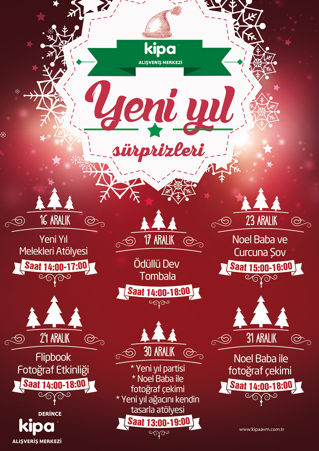 Yeni yıl S&uuml;rprizleri Derince Kipa AVM&rsquo;de!