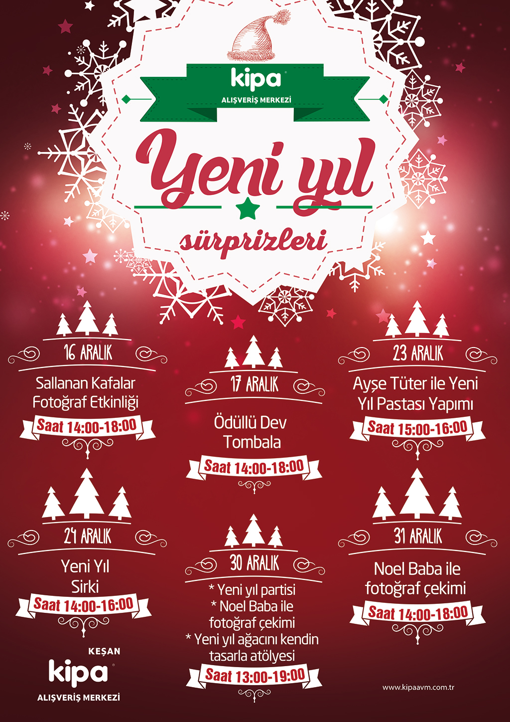 Yeni yıl S&uuml;rprizleri Keşan Kipa AVM&rsquo;de!