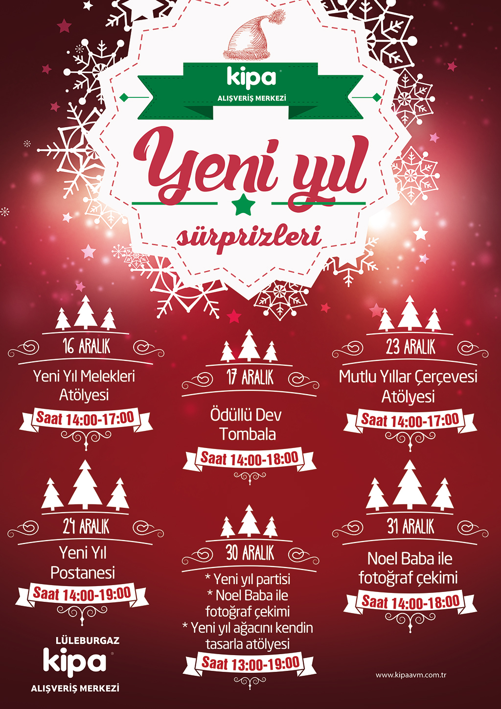 Yeni yıl S&uuml;rprizleri L&uuml;leburgaz Kipa AVM&rsquo;de!