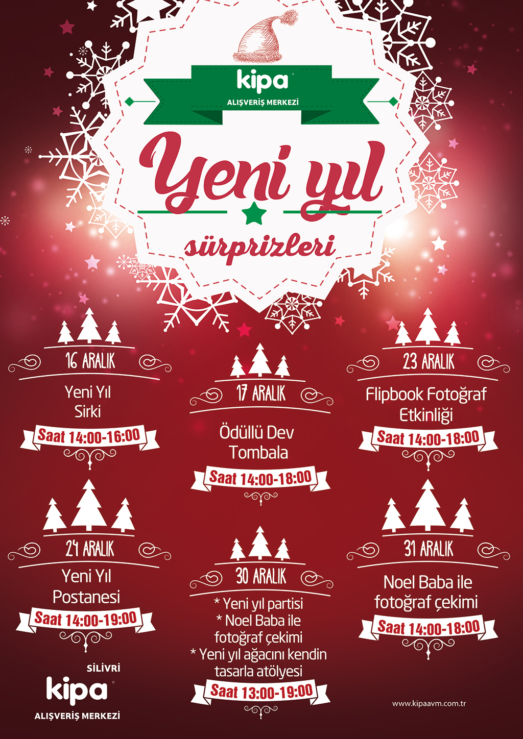 Yeni yıl S&uuml;rprizleri Silivri Kipa AVM&rsquo;de!