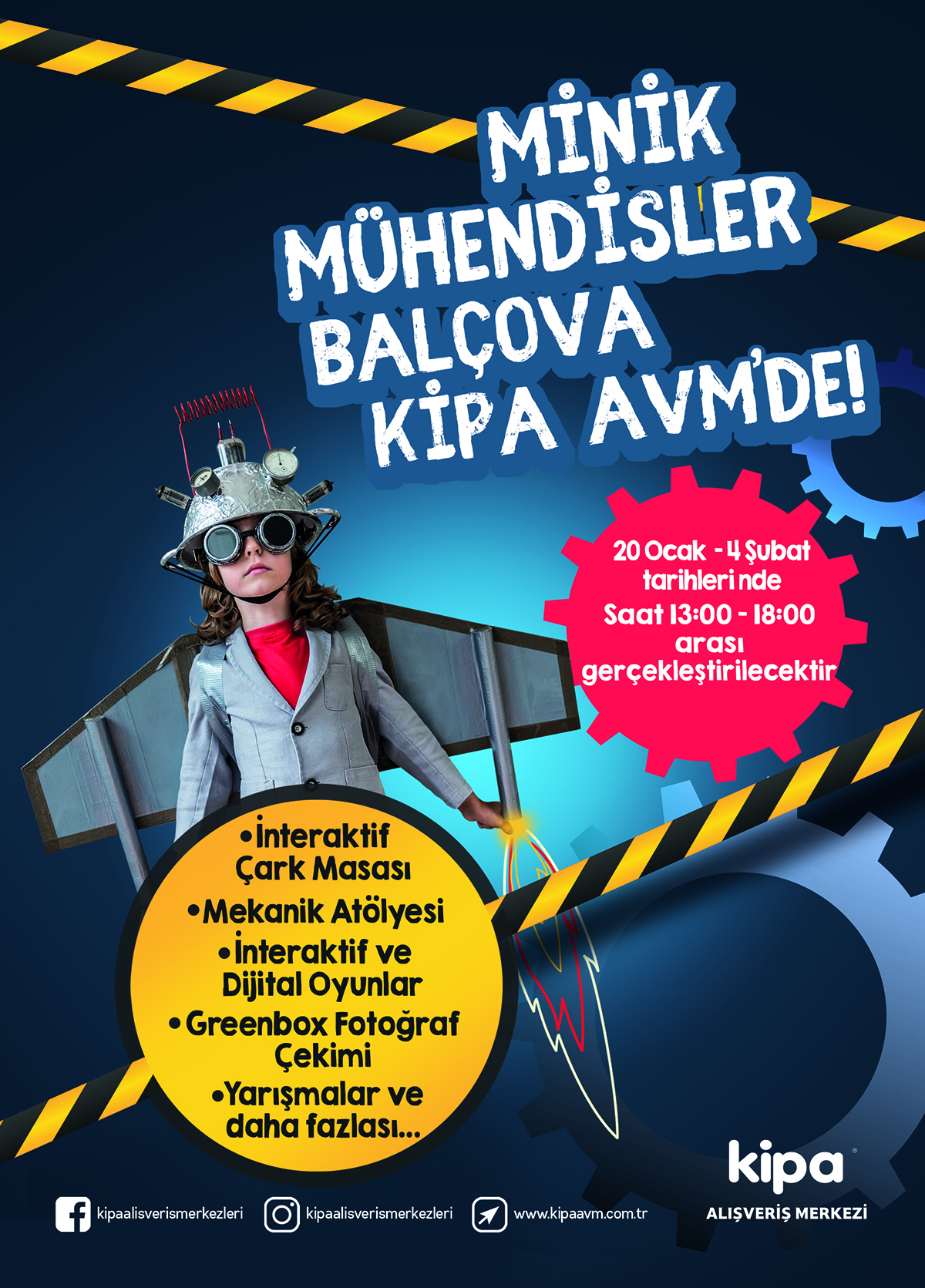 Minik M&uuml;hendisler Bal&ccedil;ova Kipa AVM&rsquo;de!