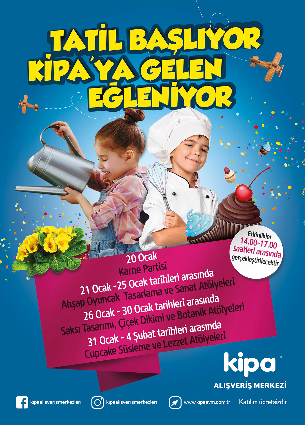 Tatil Başlıyor, Kipa AVM&rsquo;ye Gelen Eğleniyor!